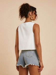 Veste matelassée en toile écologique à boutons classiques, broderie florale, nouvelle mode pour femmes, automne-hiver 2025 - Product Image 3