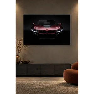Impression sur toile Fida Glow-in-the-Dark Red BMW i8 - Product Image 4