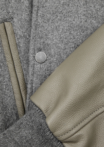 Chaqueta universitaria de béisbol Unisex personalizada, ropa informal americana de lona, Letterman, soporte de invierno, logotipo personalizado bordado, Collage nuevo - Product Image 6