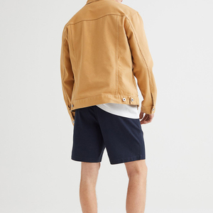 Pantalones cortos de lana o felpa de algodón para hombre, sudaderas/pantalones cortos de lana de algodón 100%, pantalones cortos de Fitness personalizados para hombre - Product Image 5