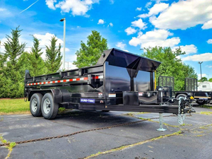 Bâche de remorque en maille noire renforcée en acier galvanisé pour le transport de matériaux de construction - Product Image 3