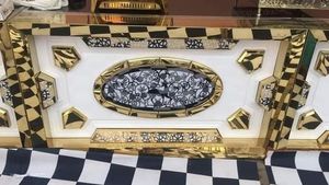 Elegantes Mostradores de Comida de Acero Inoxidable de Lujo Moderno Estilo Imperial para Catering y Decoración de Bodas, Uso en Exteriores, Venta al por Mayor - Product Image 3