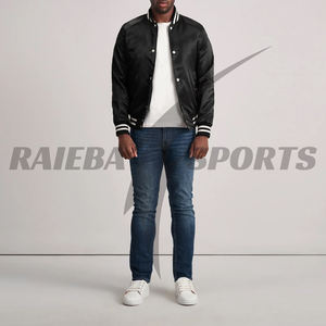 Blouson bombardier Offre Spéciale personnalisé de qualité supérieure pour hommes, veste universitaire en cuir de soie et laine, veste de baseball tendance pour le collège - Product Image 5