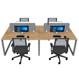 โต๊ะกลุ่มมินิมอล 4 ที่นั่ง 280x140 ซม. ไม้ยางพาราขาเหล็ก HBRT076 - Product Image 2