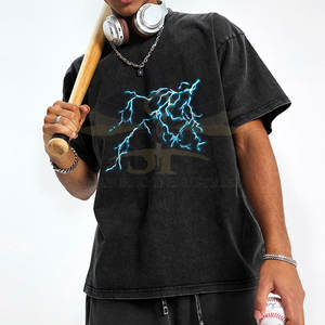 เสื้อยืดวินเทจสำหรับผู้ชายระบายอากาศได้ดีเสื้อยืดวินเทจใส่สบาย - Product Image 3