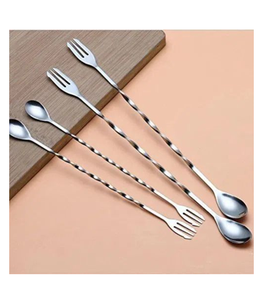 Cuillère de bar en acier inoxydable Cuillère à cocktail aubépine pour outils de bar agitateur à cocktail pour restaurants au meilleur prix - Product Image 5