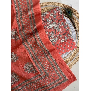Conjunto de Fiesta de 3 Colores, Hecho de Tela de Algodón Puro, Salwar de Diseñador, Parte Inferior de Algodón Suave, Kota Doriya, Dupatta de Algodón, Sin Arrugas, de Secado Rápido - Product Image 3