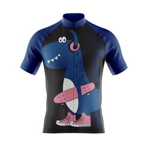 Maillot de Ciclismo de Manga Corta Estampado para Hombre, para Bicicleta de Carretera o Montaña, Transpirable, de Nailon, Ropa Deportiva - Product Image 4