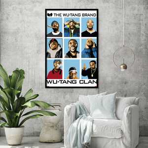 โปสเตอร์ Wu-Tang Clan แบรนด์เนม งานศิลปะติดผนัง - Product Image 5
