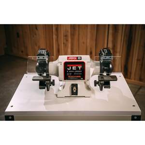 Amoladora de Banco Industrial de 8 Pulgadas, 1725 RPM, 1/2 HP, 115V, 1 Fase, Fuente de Alimentación Eléctrica - Product Image 1