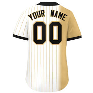 Vente en gros de maillots de baseball/softball vierges à impression numérique 100% polyester personnalisés respirants grande taille évacuation de l'humidité à séchage rapide - Product Image 4