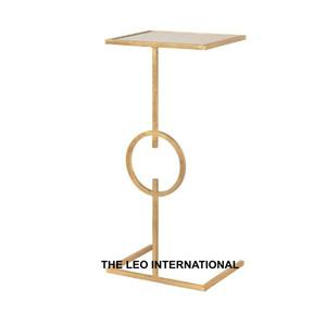 Table d'appoint de luxe légère, petit appartement, salon, canapé, mini table basse, chambre à coucher moderne, étagère simple - Product Image 6