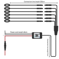 Luces Decorativas LED RGB para Camiones, Luces Ambientales y Inferiores, Luces Traseras de 12V, Impermeables IP67
