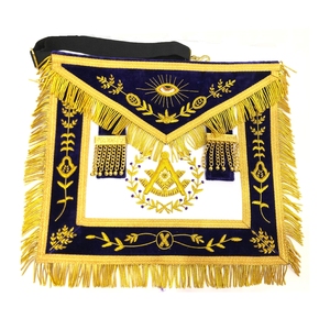 ผ้ากันเปื้อนลายอิฐเย็บปักดีไซน์ตามสั่งลายเครื่องจักรต้นแบบเครื่องแกรนด์ลอดจ์ - Product Image 4