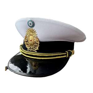 Gorra de visera vintage de los años 50-60 de la Fuerza Armada Argentina para oficina, estilo vestido de verano. - Product Image 6