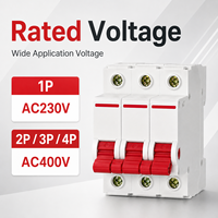 Interruptor de Aislamiento CDG6i 1P 2P 3P 4P 20A-125A AC230V 400V 35mm para Riel DIN, Interruptor Aislador Eléctrico