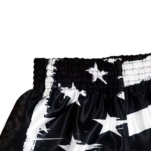 กางเกงขาสั้นมวยไทยพิมพ์ซับลิเมชันกางเกงมวยไทยขาสั้นระบายอากาศได้ดีโลโก้ออกแบบได้ตามต้องการ - Product Image 5