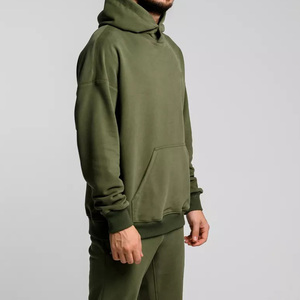 Sweat à capuche pour homme avec poignets élastiques essentiels, col unique boutonné, doux, chaud, confortable, capuche réglable de qualité supérieure, vêtements d'hiver pour homme - Product Image 3