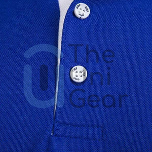 Wholesale Men's <b>Blue</b> Golf for <b>Shirt</b> Casual Moisture Wicking Fashion Fitness Work Gym Solid Knitted High Quality - Product Image 2