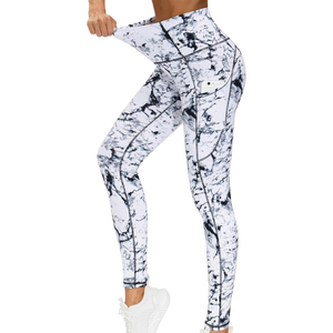 2024 femmes sans couture Fitness Sport Leggings haut sport vêtements de sport actifs avec poches mode taille élastique Yoga Leggings - Product Image 2