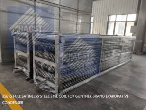 Condensateur évaporatif HACST de 2000 kW à l'ammoniac <span class=keywords><strong>NH3</strong></span> <span class=keywords><strong>R717</strong></span>, fabriqué en Chine pour les applications de réfrigération industrielle - Product Image 4