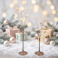 Lámpara de Pie LED Acrílica con Forma de Mariposa, Luz para Pasillos, Decoración para Bodas, Fiestas y Eventos