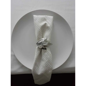 Rond de serviette rond élégant Design de luxe Porte-mouchoirs en argent Décoration classique de la maison et de la table Parfait pour le présentoir de serviettes - Product Image 5