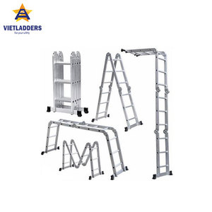 En131 công nghiệp đa chức năng NVLG-44A vietladders 4 đoạn nhôm kết hợp gấp phần mở rộng thang 6 khớp ngoài trời - Product Image 5