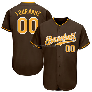 Custom Team <b>Baseball</b> & Softball Jerseys Printed 100% Polyester Quick Dry V-neck with Custom Name & Number for Hot Sale - Product Image 5