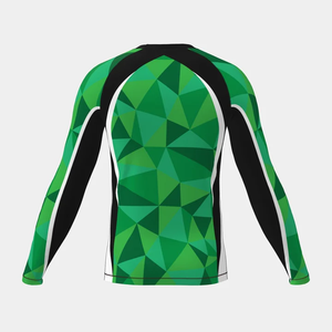 Camiseta Transpirable para Adultos, Protección UV, Alta Calidad, Personalizada, Manga Larga, Rashguard de MMA, Spandex, Poliéster, con Impresión por Sublimación - Product Image 3