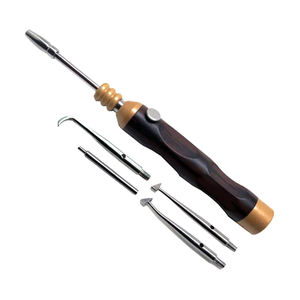 Juego de removedor de corona Premium Kit de herramientas de extracción de corona dental con mango y puntas con resorte Dispositivo de tracción de corona de acero inoxidable - Product Image 1