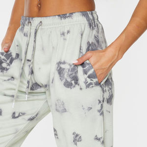 Custom Heavyweight Acid Wash Straight Joggers <b>Pant</b> High Mid Waist Street Wear Elastic Closure Hip Hop Casual Style for Winter - Product Image 5