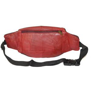 2024 dernier style en stock sac de taille en cuir couleur unie prix pas cher sac de taille en cuir - Product Image 2