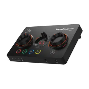 Creative Sound Blaster GC7 Game Streaming DAC Amp, Super X-Fi, 7.1 Virtual Surround, per PC, PS4/PS5, Nintendo Switch, Xbox