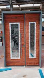 ABSDOOR ARMA Porte d'entrée intérieure en acier inoxydable de haute sécurité Isolation phonique thermique Finition Design élégant pour l'entrée - Product Image 5