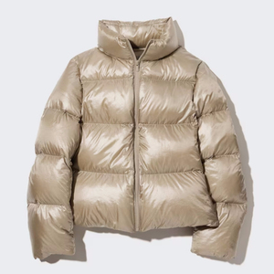 Veste d'hiver en duvet pour hommes de haute qualité, ultra légère, à capuche épaisse, col montant, coupe-vent chauffant brillant, revêtement design fin - Product Image 2