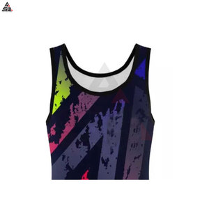 Camiseta Deportiva de Gimnasio de Algodón Transpirable de Punto con Logotipo Personalizado, Camiseta Deportiva sin Mangas para Hombre - Product Image 5