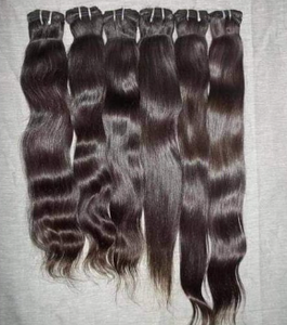 Haute qualité 100% Vietnam Remy Extensions de cheveux humains couleur naturelle extrémité épaisse cuticule alignée naturel droit en vrac russe - Product Image 2