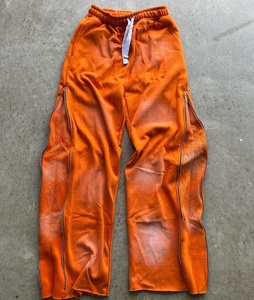 ชุดวอร์มวินเทจยี่ห้อ Manufacturer Acid Wash ขายดี ฮู้ดดี้หนานุ่ม กางเกงขายาว พร้อมลายพิมพ์ประดับเพชร - Product Image 2