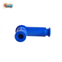 SUN Racing Nouveau Capuchon de bougie d'allumage universel de haute qualité en bakélite bleue pour moto # 90
