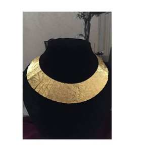 สร้อยคอจี้ทองเหลืองโบราณสำหรับผู้ชายและผู้หญิงตัวเลือกการออกแบบโลโก้แบบปรับแต่งได้ผลิตภัณฑ์งานฝีมือโลหะ - Product Image 5