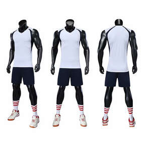 Uniforme de voleibol de manga corta para hombre, barato, venta al por mayor, uniforme de entrenamiento de voleibol personalizado - Product Image 2