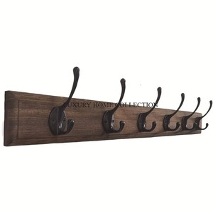 Crochets muraux en métal Design antique Cintres Artisanat de haute qualité pour la décoration de maison de style rustique et vintage pour les vêtements - Product Image 2