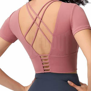 2025 nuevo diseño mejor oferta mujeres Crop Top camisetas diseñar su propio logotipo mujeres Crop Top camisetas - Product Image 3