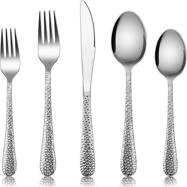 Cutlery Sets Modern Flatware Sets Hot selling Use In Hotel Restaurant Dining Table wood Cutlery set