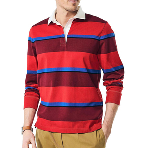 Venta al por mayor de camisetas de polo de hombre personalizadas de manga larga de secado rápido de colores personalizados patrón sólido de manga corta para la impresión de polo - Product Image 5