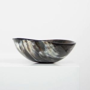 Cuenco para Afeitar de Cuerno de Buey 100% Natural, Ecológico, Plato para Servir en Fiestas Navideñas, Diseño Moderno, Cuerno Genuino Pulido - Product Image 5