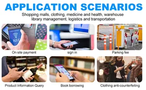 14443a Mini RFID NFC PVC Pet 13.56MHz 1K Chip tag/Sticker/nhãn lập trình cho điện thoại ISO mô hình QR thành viên thẻ khách sạn thẻ - Product Image 6