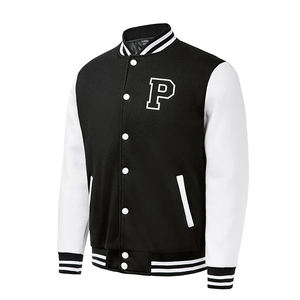 Veste de baseball brodée en chenille de laine pour hommes, avec logo personnalisé, vestes universitaires Letterman, cuir vierge de rue - Product Image 2