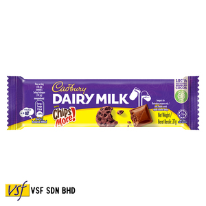 Barra de Chocolate Cadbury Dairy Milk Chipsmore, Cadbury X Chipsmore Crossover, 37g X 24 X 12 - Product Image 1